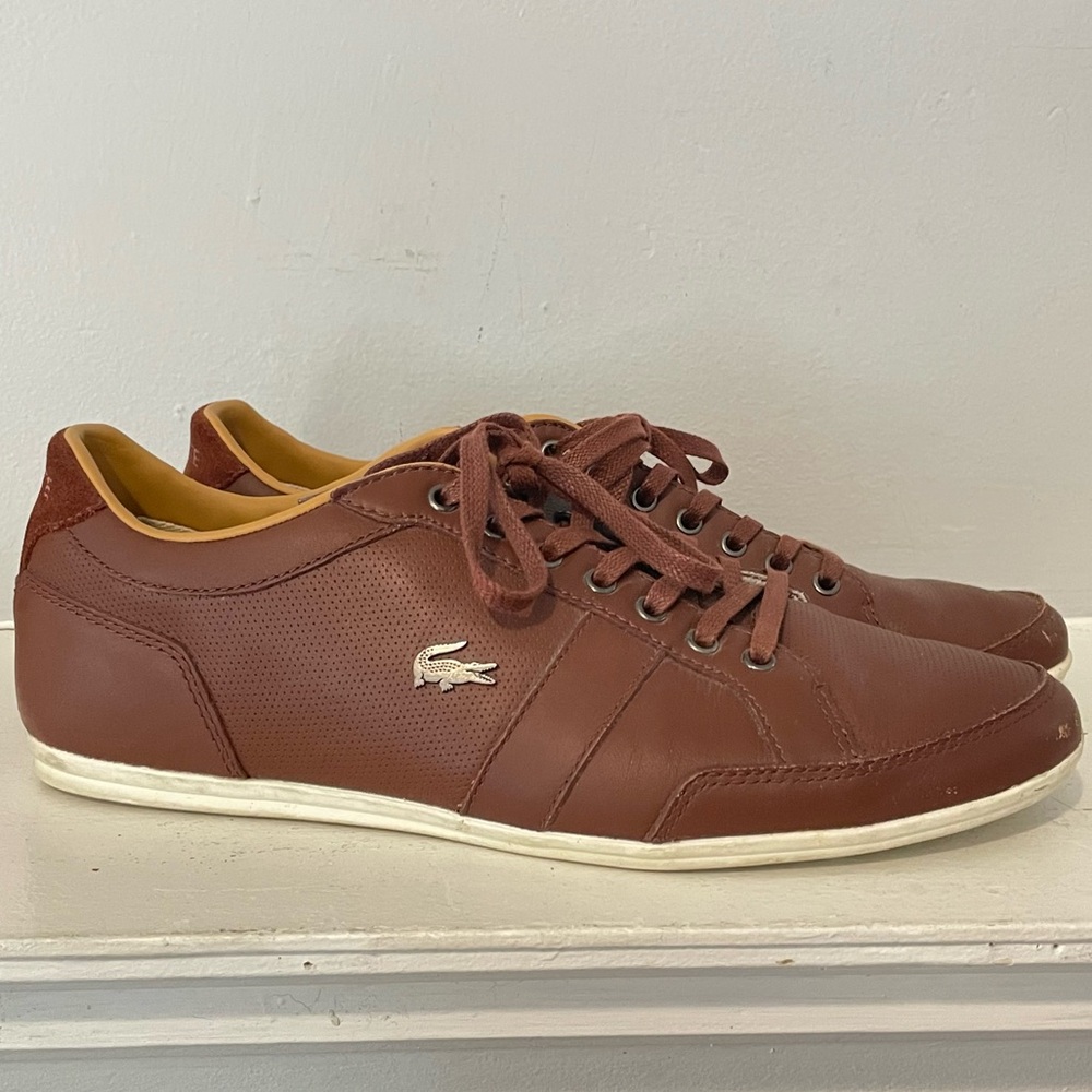 Lacoste Men's Brown Casual Sneakers
